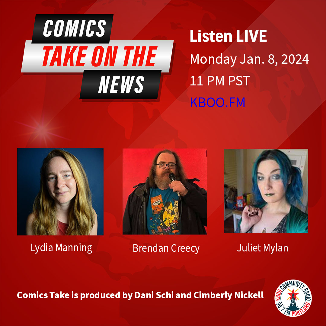 Comics Take on the News Jan. 2024 Episode KBOO