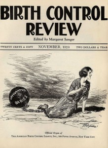 Cover of Birth Control Review edited by Margaret Sanger Birth control education, women's empowerment, family planning, planned parenthood