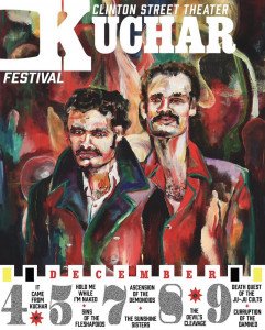 Poster for the Kuchar Brothers Film Festival at Portland's Clinton Street Theater