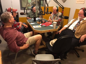 Live in the KBOO studios (left to right): Jonathan Stark, David Koff, Ken Jones, Phil Proctor, and Sam Mowry Live in the KBOO studios (left to right): Jonathan Stark, David Koff, Ken Jones, Phil Proctor, and Sam Mowry