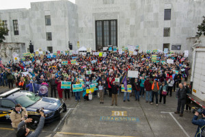 Rally at Oregon State Capitol