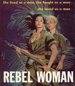 public domain via wikipedia Rebel Woman pulp book cover: She lived as a man