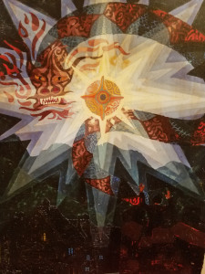 a painting by Carl Jung printed in his obscure Red Book a painting by Carl Jung printed in his obscure Red Book