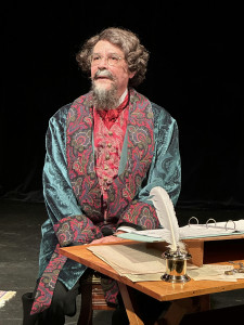 Thom Bray as Charles Dickens in “A Christmas Carol: A Victorian Reading” Thom Bray as Charles Dickens in “A Christmas Carol: A Victorian Reading”