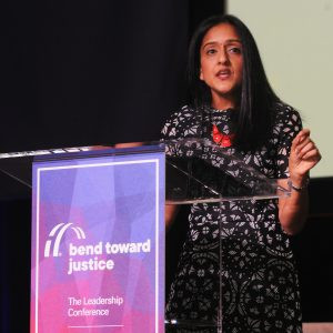 Vanita Gupta, President and CEO of the Leadership Conference on Civil and Human Rights