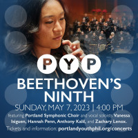 Poster for PYP's Beethoven's Ninth concert May 7. 2023
