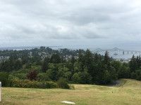 View of Oregon LNG site from Astoria Column