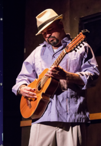 Jimmy Garcia  in The Happiest Song Plays Last. Photo by David Kinder.