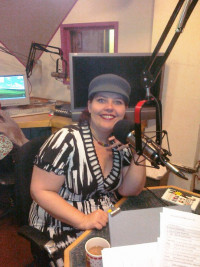 Annie Vergnetti in KBOO's Studio 2 Annie Vergnetti in KBOO's Studio 2